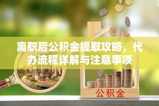 甘孜离职后公积金提取攻略，代办流程详解与注意事项