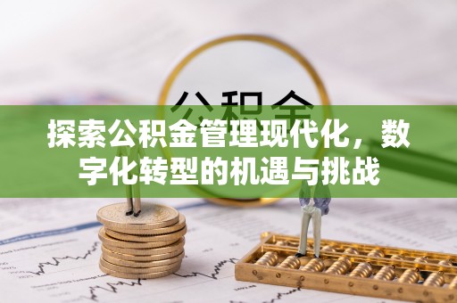 甘孜探索公积金管理现代化，数字化转型的机遇与挑战