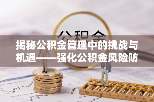 甘孜揭秘公积金管理中的挑战与机遇——强化公积金风险防控的多维策略