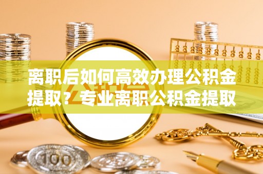 甘孜离职后如何高效办理公积金提取？专业离职公积金提取代办服务详解